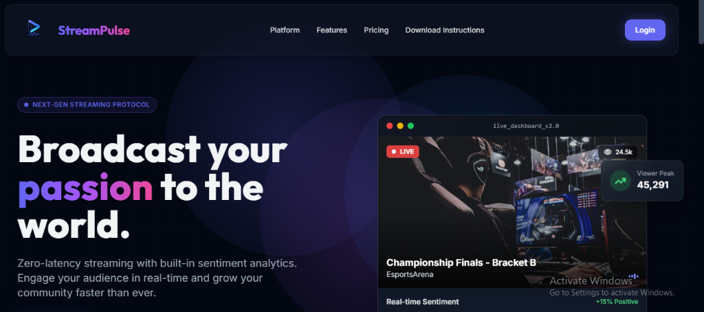 Live Streaming Platform